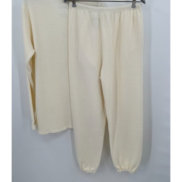 David Dobrik Clickbait Waffle Thermal Set sz M Medium NWOT Pajama Set Pants - Picture 8 of 8